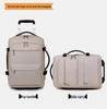 VIASTA Business Casual Rolling Backpack - Multi-Compartment, Large Capacity, Double Shoulder Design