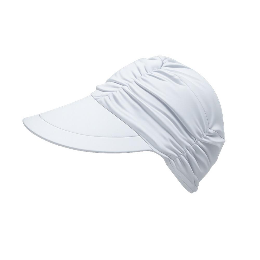 

Wide Brim Women Sun Hat UV Protection Summer Baseball Cap Casual Cooling Visor Cap Travel белый