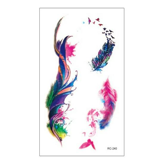 Waterproof Color Tattoo Stickers for All Ages