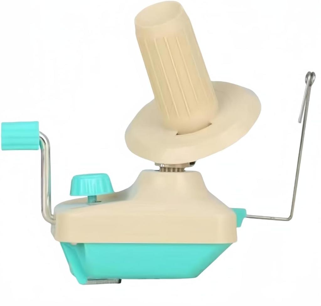 Manual Yarn Ball Winder - Handheld Fiber Wool String Winder For DIY Sewing & Knitting Portable Hand-Cranked Thread Organizer Kit