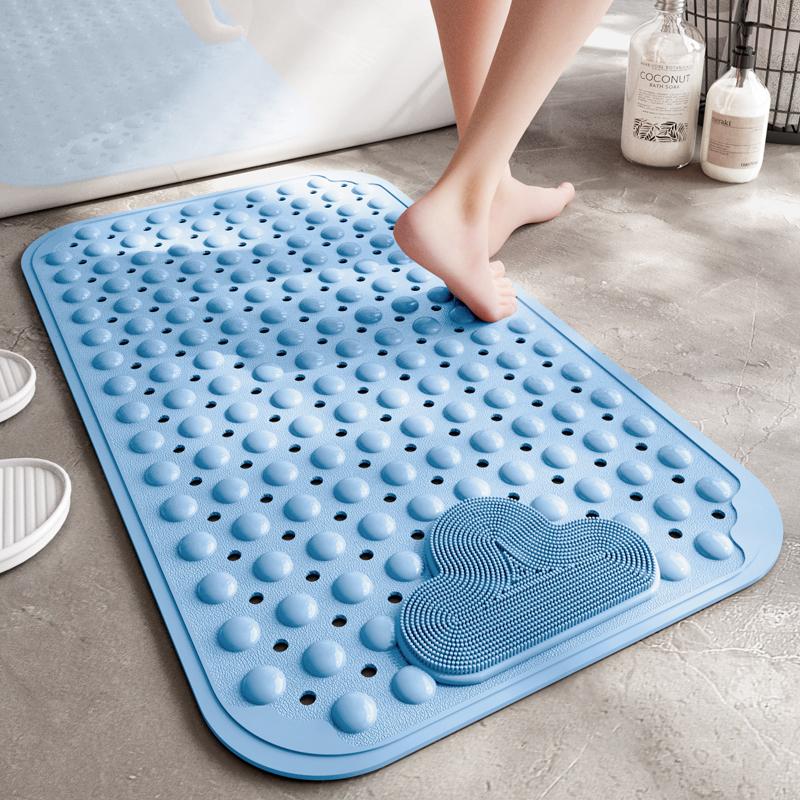 DEXI PVC zuignap badmat, antislip badkamer vloermat voor douche en bad