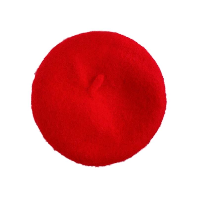 Creative Pet Beret Hat for Cats and Small Dogs Soft Wool Top Caps for Costumes and Holiday Photoshooting Headwears