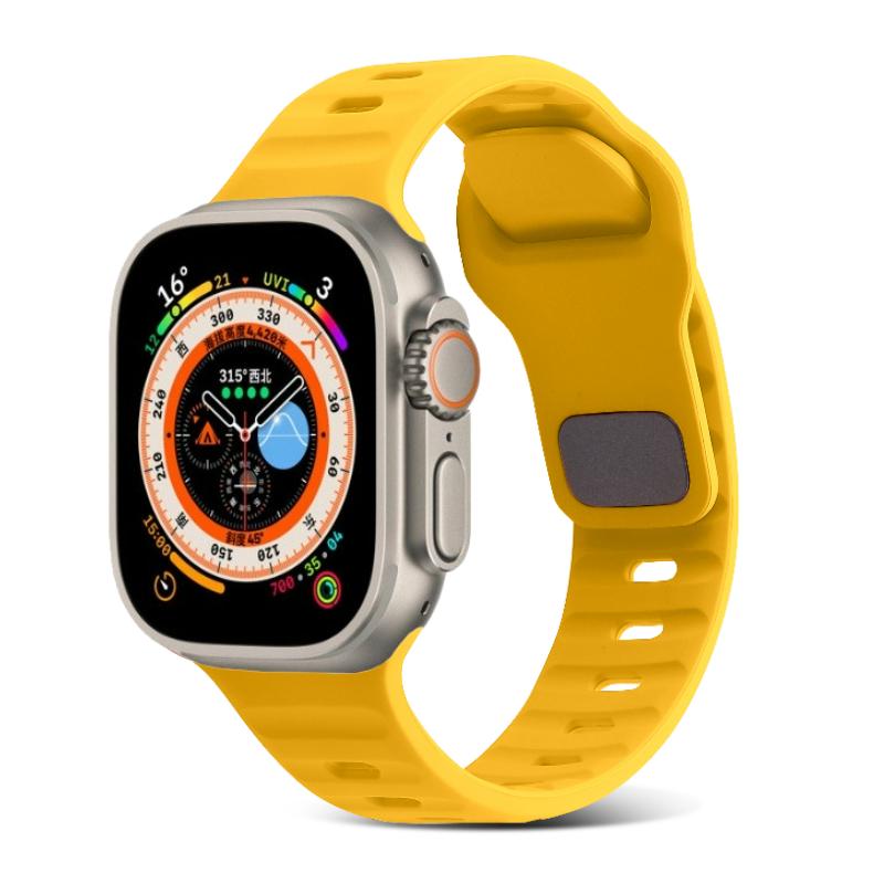 Silicone Strap for Apple Watch Ultra 3/2/1 49mm 11/10 46mm 42mm Sport Wristband iWatch Series 9 8 7 6 5 SE 3 45mm 41mm 44mm 40mm