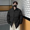 Stand Collar Bread Cotton-padded Coat, Autumn and Winter Thick Velvet Cotton-padded Coat, Loose and Handsome New Cotton-padded Coat.