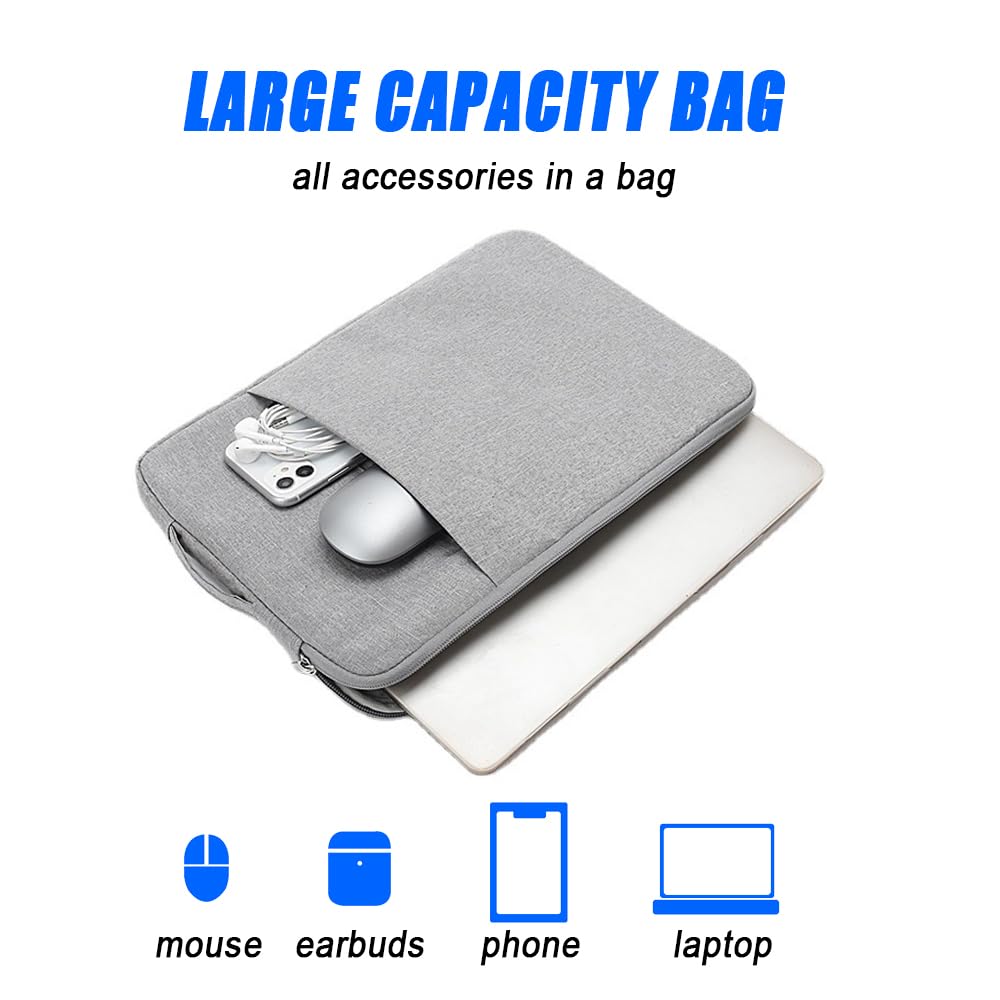 Laptop Protective Case for Mobile Fits PCs Up To Thick 15.6-inch Case, Monitors, Waterproof, Slim, Portable, Shock-Absorbent, 1.5cm (Pink)