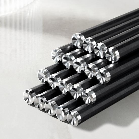 5 Pairs Fiberglass Chopsticks Heat Resistant Anti-slip Food Grade Dishwasher Safe Hot Pot Chinese Chopsticks Kitchen Supplies