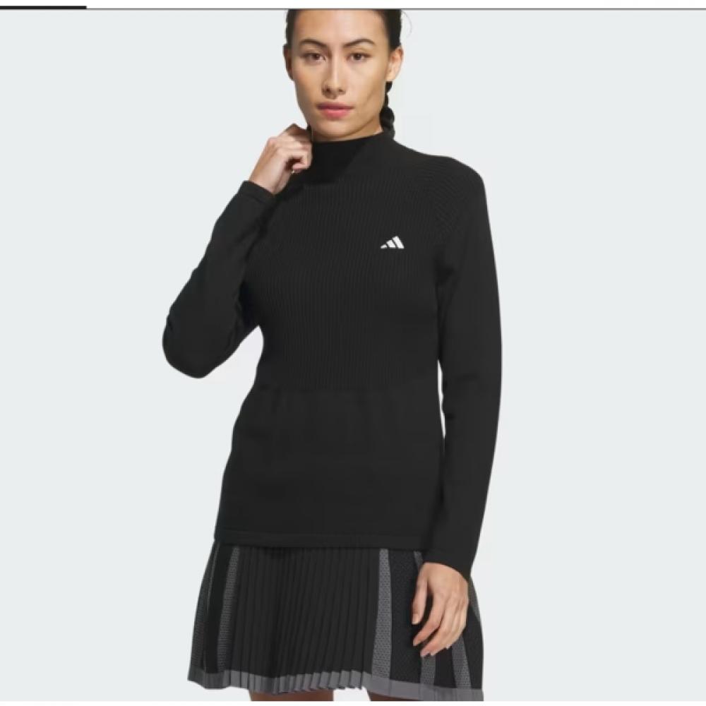 AdidaS Golf Women S 2 In 1 Long Sleeve Knit veSt Black Hz6040