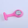 Korean Style Silicone Nurse Clip-on Pocket Watch: Cute, Simple, Waterproof Brooch for Female Students and Doctors.