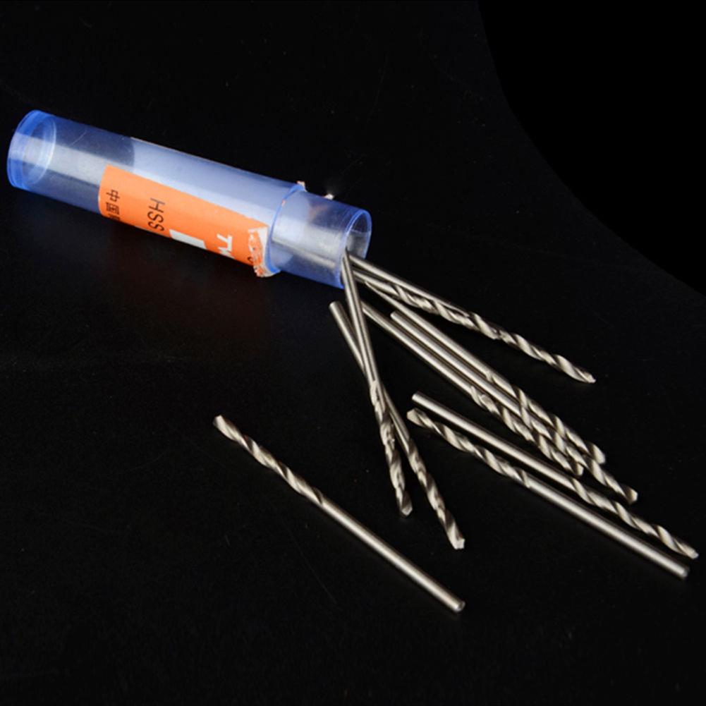 CR Store 0.5-3mm Codolo Cilindrico Spirale 10 Pz Micro Punte Elicoidali HSS