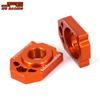 Motorcycle Accessories CNC Rear Chain Adjuster Axle Block For KTM SX SXF XC XCF EXC EXCF XCW XCFW 85-530 Dirt Pit Bike Motocross