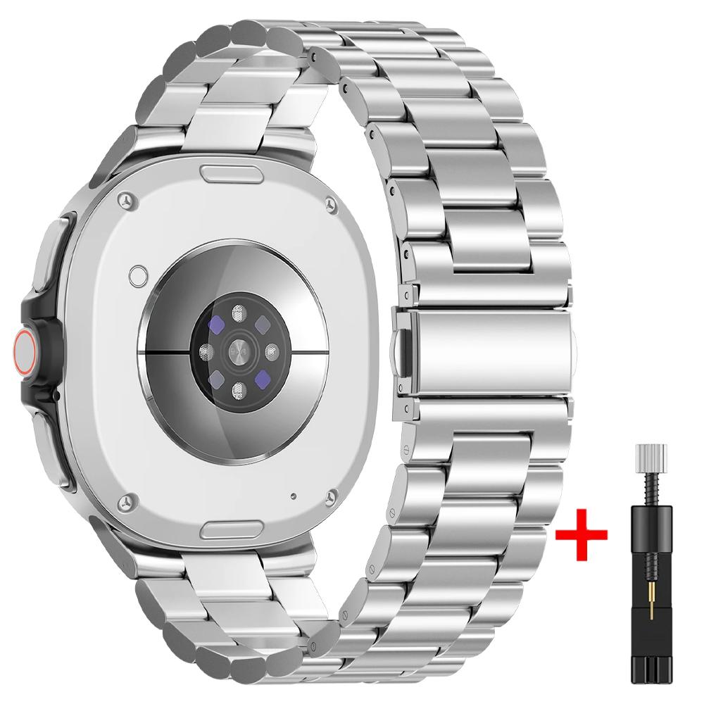 No Gaps Metal Strap for Samsung Galaxy Watch 8 40mm 44mm/Ultra 2025 47mm Original Wristband for Galaxy Watch 8 Classic 46mm Band