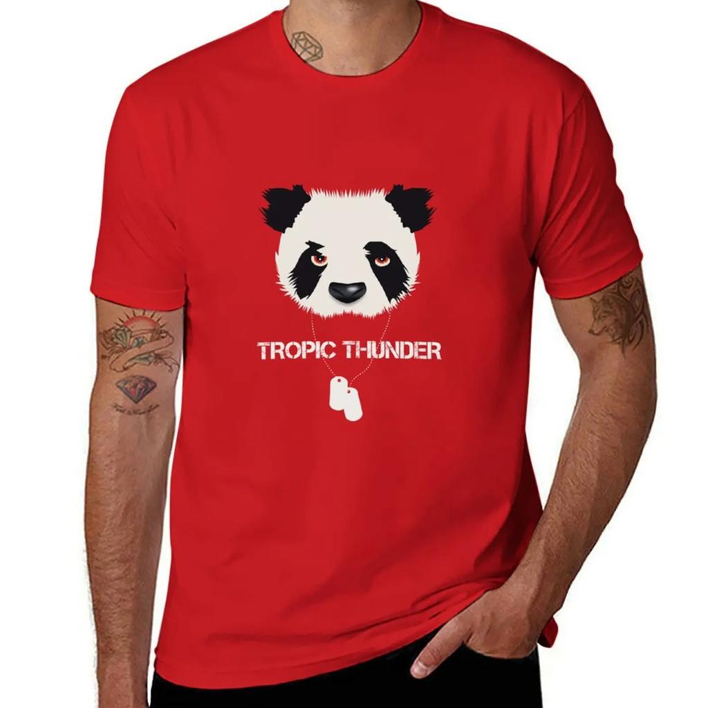 Tropic Thunder Alternative Movie Poster TShirt cheap stuff new edition for a boy mens t shirts casual stylish