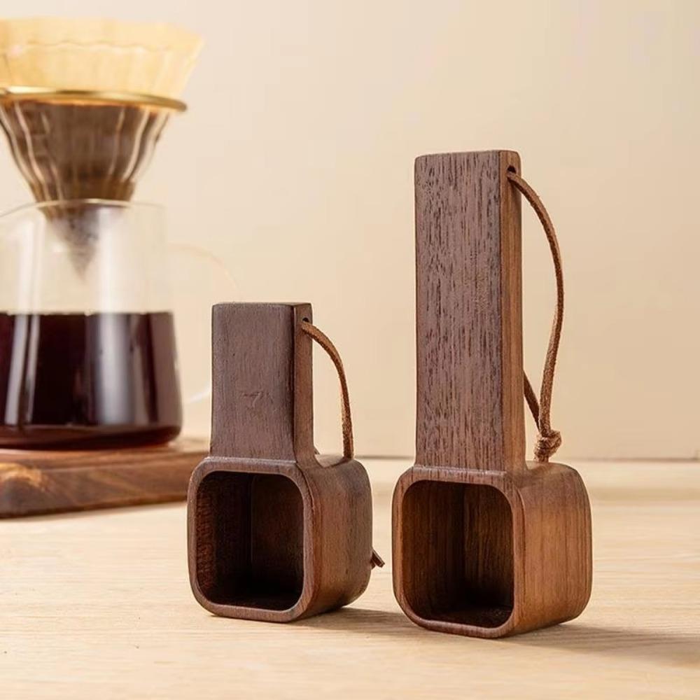 Wooden Coffee Spoons Square Home Barista Accessories Delicate Tea Sugar Spoon  Home Office