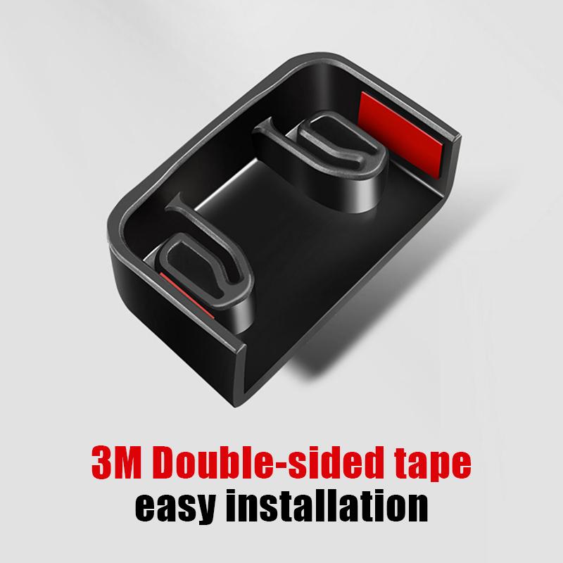 For Tesla Model 3 Y 2021 2022 2023 2024 2025 4PCS Car Rear Seat Slide Rail Anti-Kick Rubber Plug Protective Case Cover Sticker