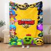Brawl Stars Blanket Ultra-Soft Great for Office Livingroom Office Chair All-Season Use Warmthful Decor Gifts For Family Or Friends