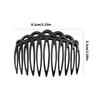 Elegant Hair Combs 6 Piece Plastic Resin Side Parting Hairpins Fashion Headdress For Daily or Formal Event