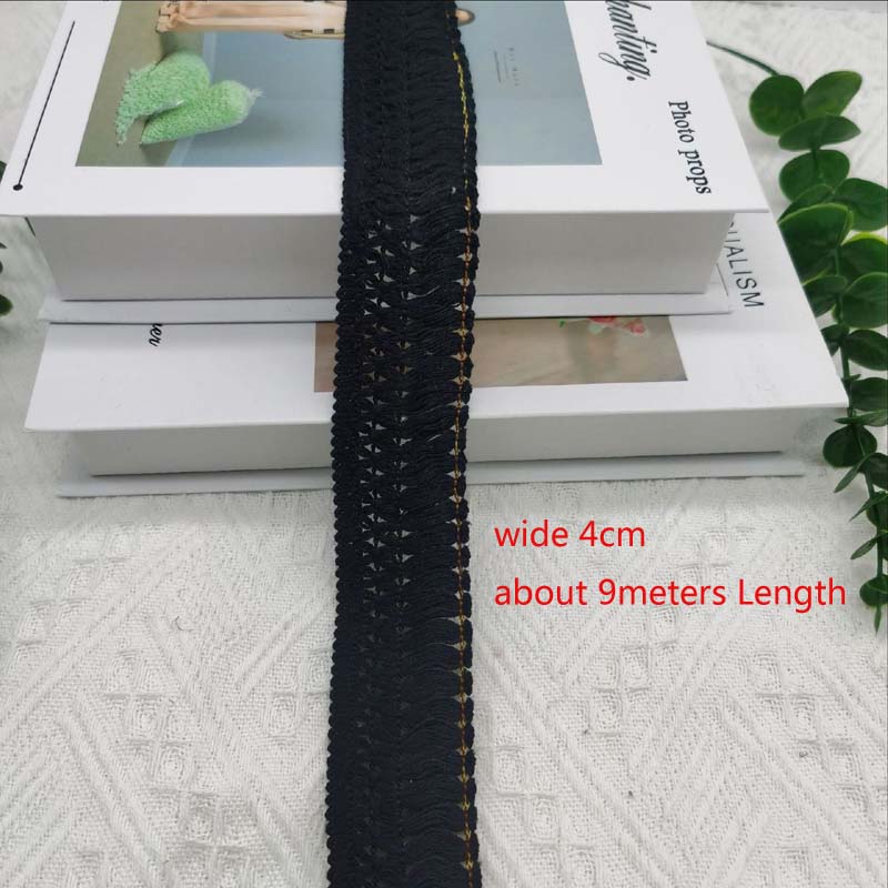 

Ширина 4 см, 10 ярдов/лот, 3 вида цветов: черный/бежевый/белая бумага, красивая хлопковая бахрома, кружево, бежевая кисточка, кружевная отделка, занавеска, кружевное шитье, ремесленный материал 10yards length чёрный