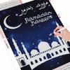 3D-Vollquadrat-Diamantgemälde, muslimischer Mond, Religion, Diamant-Stickerei, Kirche, Strass-Set, handgefertigtes Geschenk, Wandkunst
