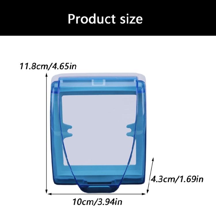 Outdoor Socket Waterproof Box Bathroom Power Outlet Supply Rainproof Cover 86 Type Switches Protective Cover Enduring