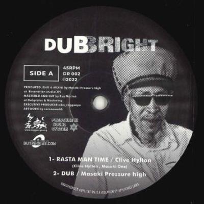 12inch Record CLIVE HYLTON - Rasta Man Time DR002 Dub Right 2022 UK Reggae, Ska & Dub