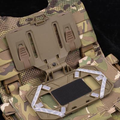 Militär MOLLE Vikbar Navigationsbräda Taktisk Bröstväska Kartfodral Mobiltelefonhållare Ficka Utomhus Airsoft Utrustning Adminpanel