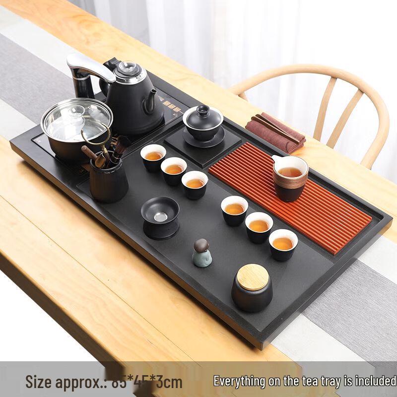 

Qianxing Automatic Gongfu Tea Set with Wujinshi Tray
