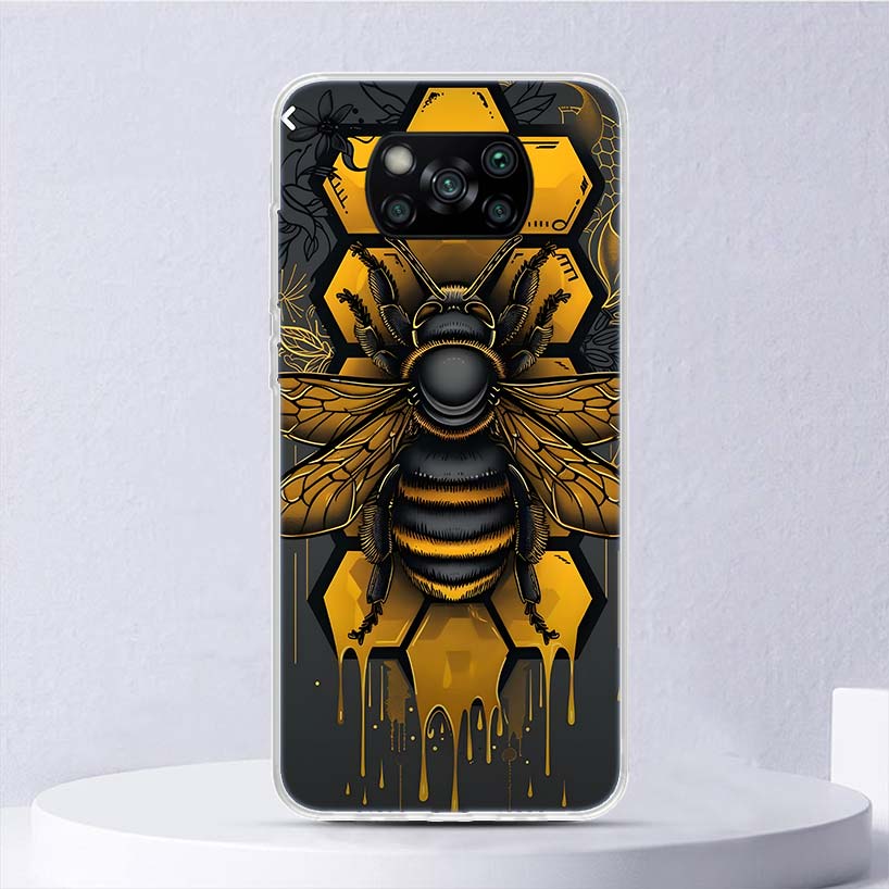 Bee Keeping Honey Animal Soft Case For Xiaomi Poco X7 X6 X5 X4 X3 Nfc F7 Ultra F6 F5 Pro Phone Cover F4 Gt F3 M5S M4 M3 M5 M6 Co