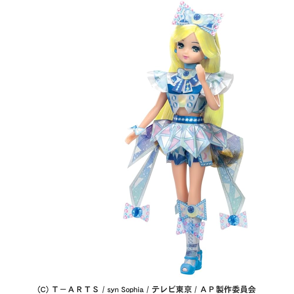 Takara Tomy Licca-chan Doll Secret Eye Print Mitsuki and Tsubasa Dress-Up Toy for Pretend Play Ages 6 and Up