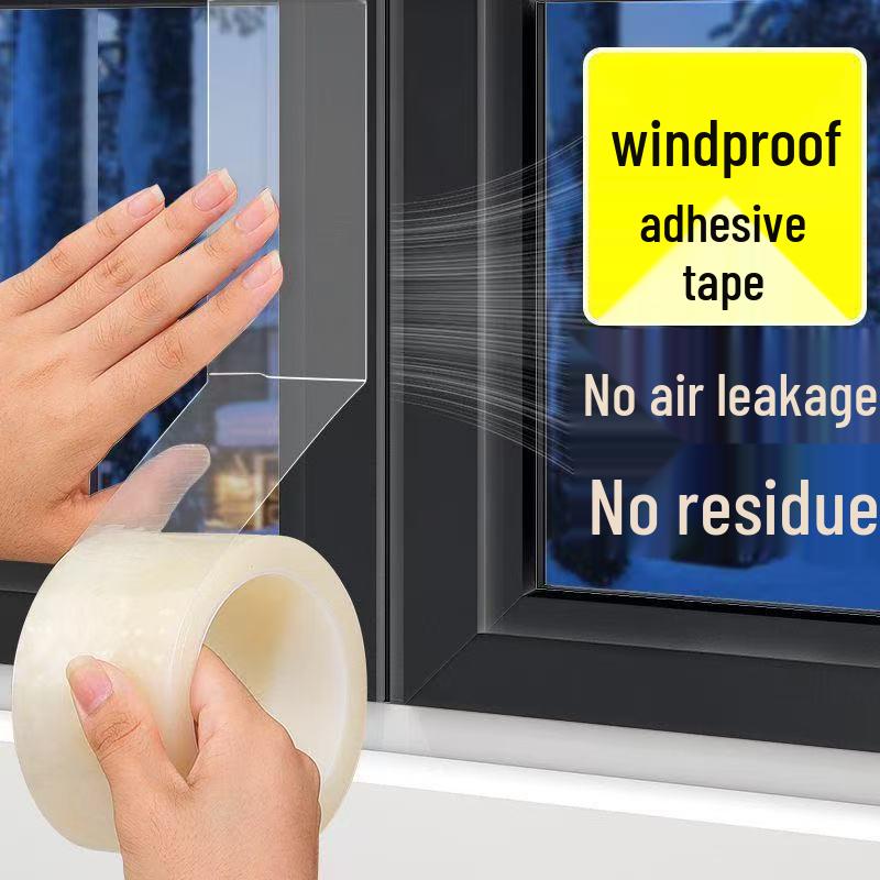 Frost-Proof Windproof Tape: Winter Door/Window Sealing Strip for Glass Gaps - Waterproof & Insect-Proof