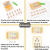 Children Clip Beads Color Sorting Game Montessori Teaching Tool Math Addition Subtraction Learning Educational Toys for Kid Gift