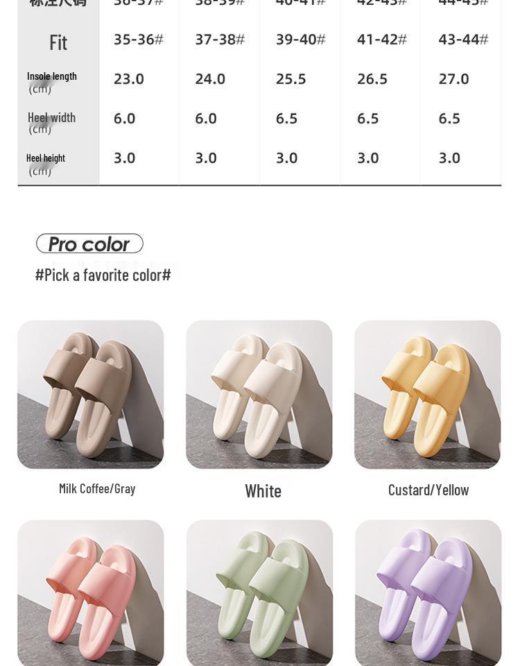 Silent Non-Slip Summer Slippers for Men & Women - Indoor EVA Comfort