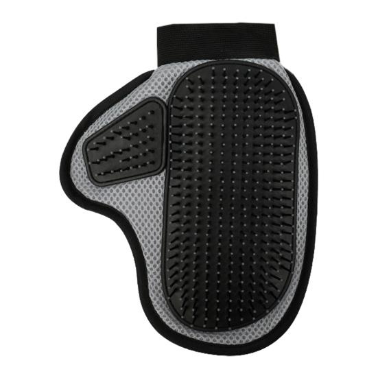 Pet Cleaning Gloves with Pet Grooming Gloves Wrist Strap Double-Sided Shedding Gloves