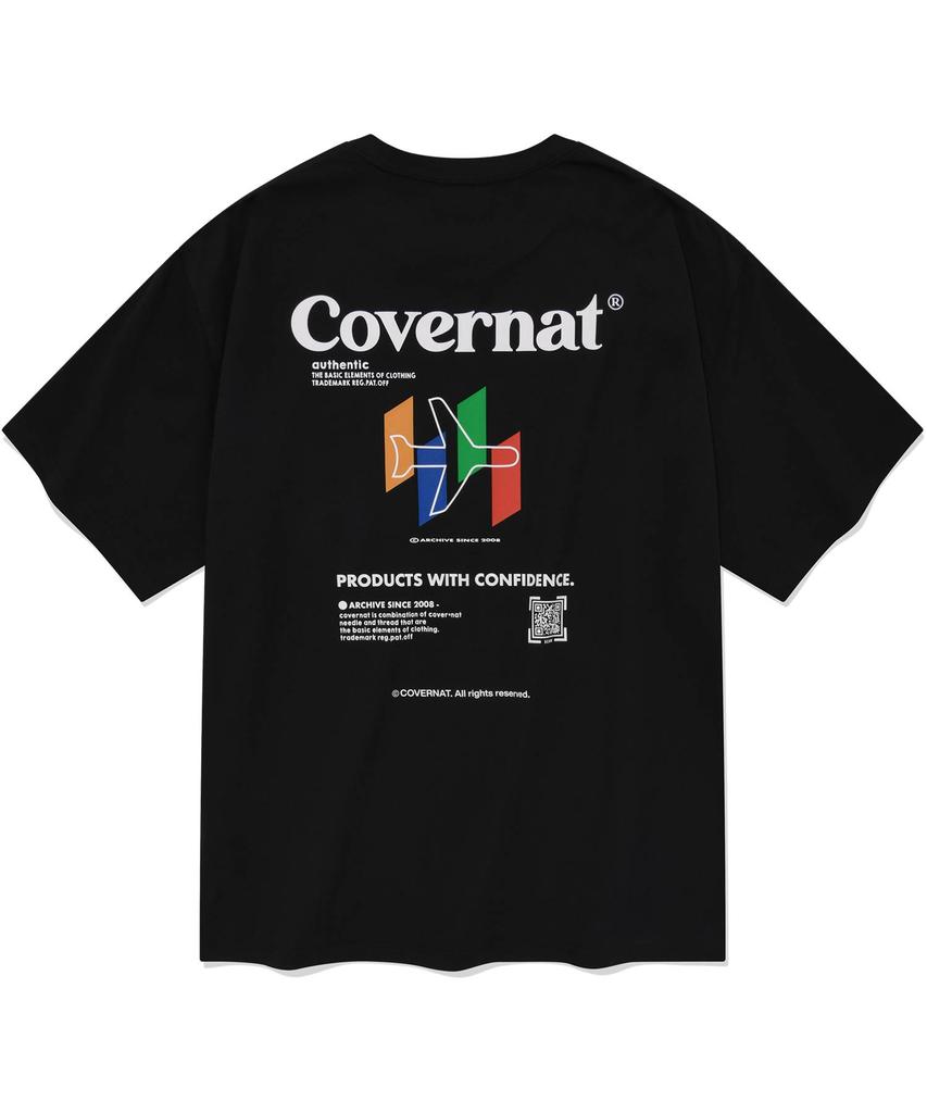COVERNAT Travel T-Shirt Black