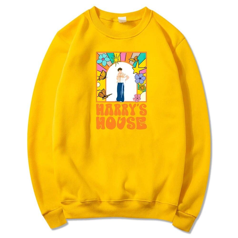 

Толстовка унисексHarry s House New Album Толстовка Y2k Harry s Home Графический пуловер Love on Tour 2023 Трек-лист Matilda Толстовки с круглым вырезом 4XL