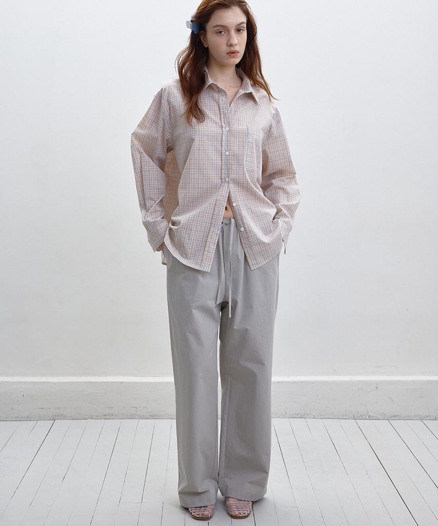 BUT'TON Cotton Banding Pants(Grey)