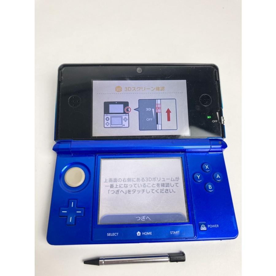 Nintendo 3DS CTR-001 Cobalt Blue With Stylus Console Operation Check! Startup Confirmed Stylus