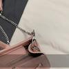 Versatile Lychee Pattern Hand Bag Women's 2025 New Fashion Chain Platinum Bag Summer Senior Messenger Bag