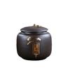 Exquisite Gilded Purple Clay Tea Storage Can - Moisture-Proof Ceramic for White, Black, and Pu'er Tea