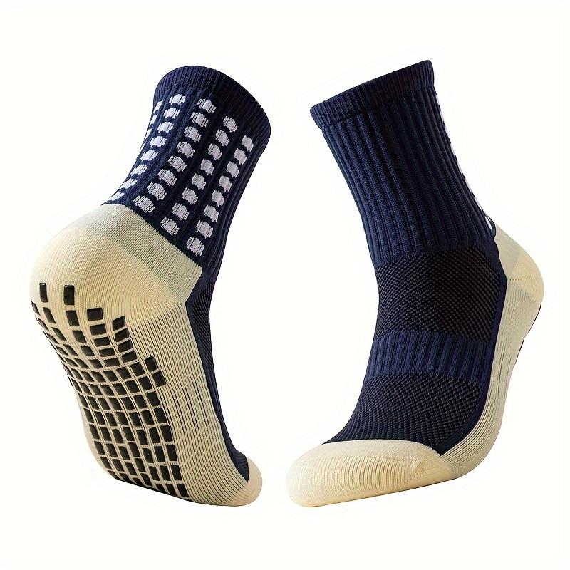 Neue Fußballsocken für Herren Outdoor-Sport Greifsocken Silikon Anti-Rutsch-Socken Fußball Basketball Sportsocken