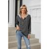 Autumn Women's Striped Clashing Colour Splicing Hooded Long Sleeve Loose Sweatshirt