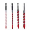 4Pcs Eccentric Twist Drill Bit Set 150mm 6.35mm Hex Shank Drill Bit Set for Concrete Masonry Glass