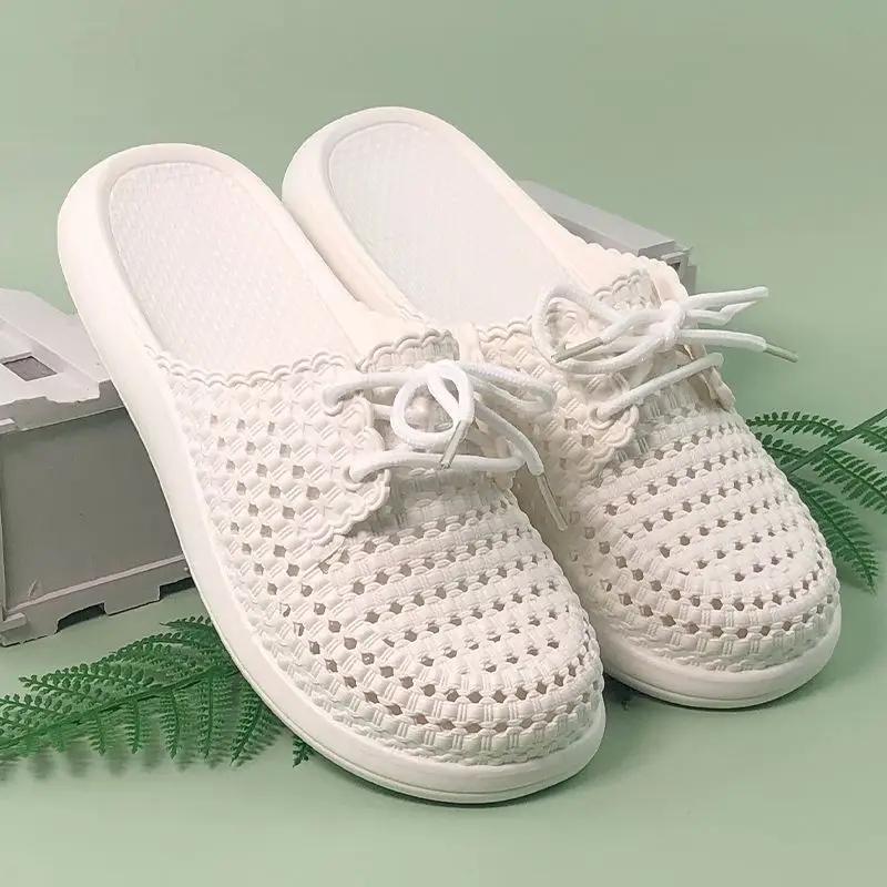 Fashion Height Shoes for Women Round Toe Woman Slippers On Offer 2025 Trend Unique Slides Chic and Elegant Clappers New Fashion Sandals 36 4689₽