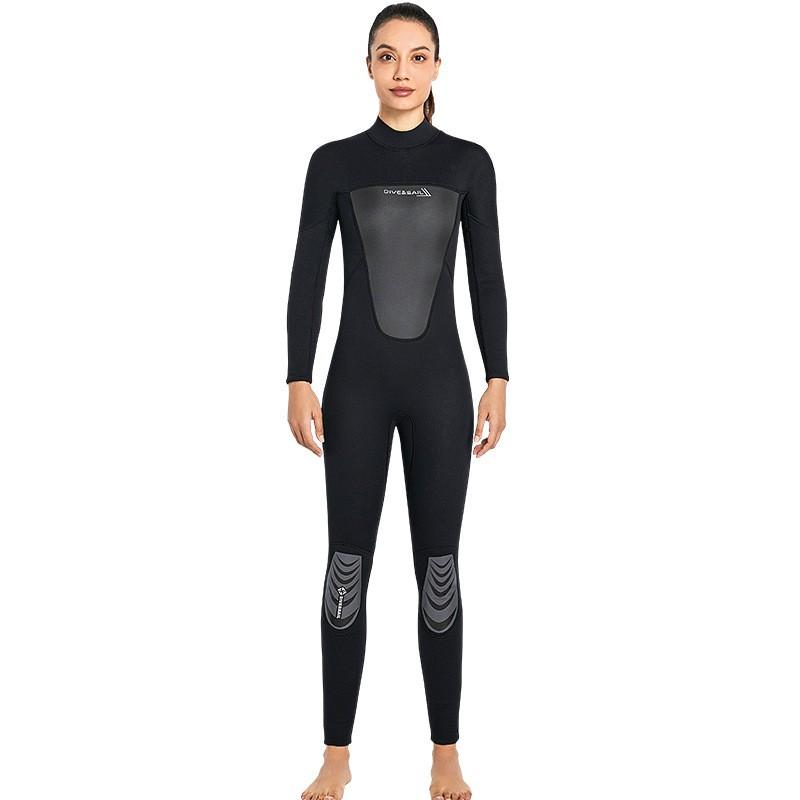 3mm Neoprene Wetsuit Men Women Full Body Long Sleeve Surfing Diving Snorkeling Winter Swimming Thermal Protection