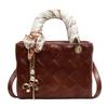 Red Hand-held Wedding Bag Princess Diana Bag Women's 2025 New Light Luxury Niche High-end Bridal Messenger Bag Shoulder Bag