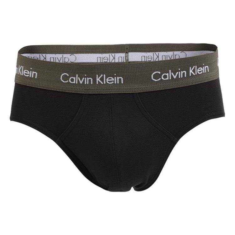 Calvin Klein Buchstaben-Logo-Print Dreiecks-Unterwäsche 3er-Pack Herren-Unterwäsche 0000U2661G-6EW