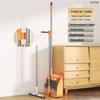 Magnetic Folding Broom & Dustpan Set for Efficient Floor Cleaning