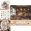 Stunning 46 Pcs Coffee Pattern Scrapbook Journal Stickers For Personalized Notebook Decoration