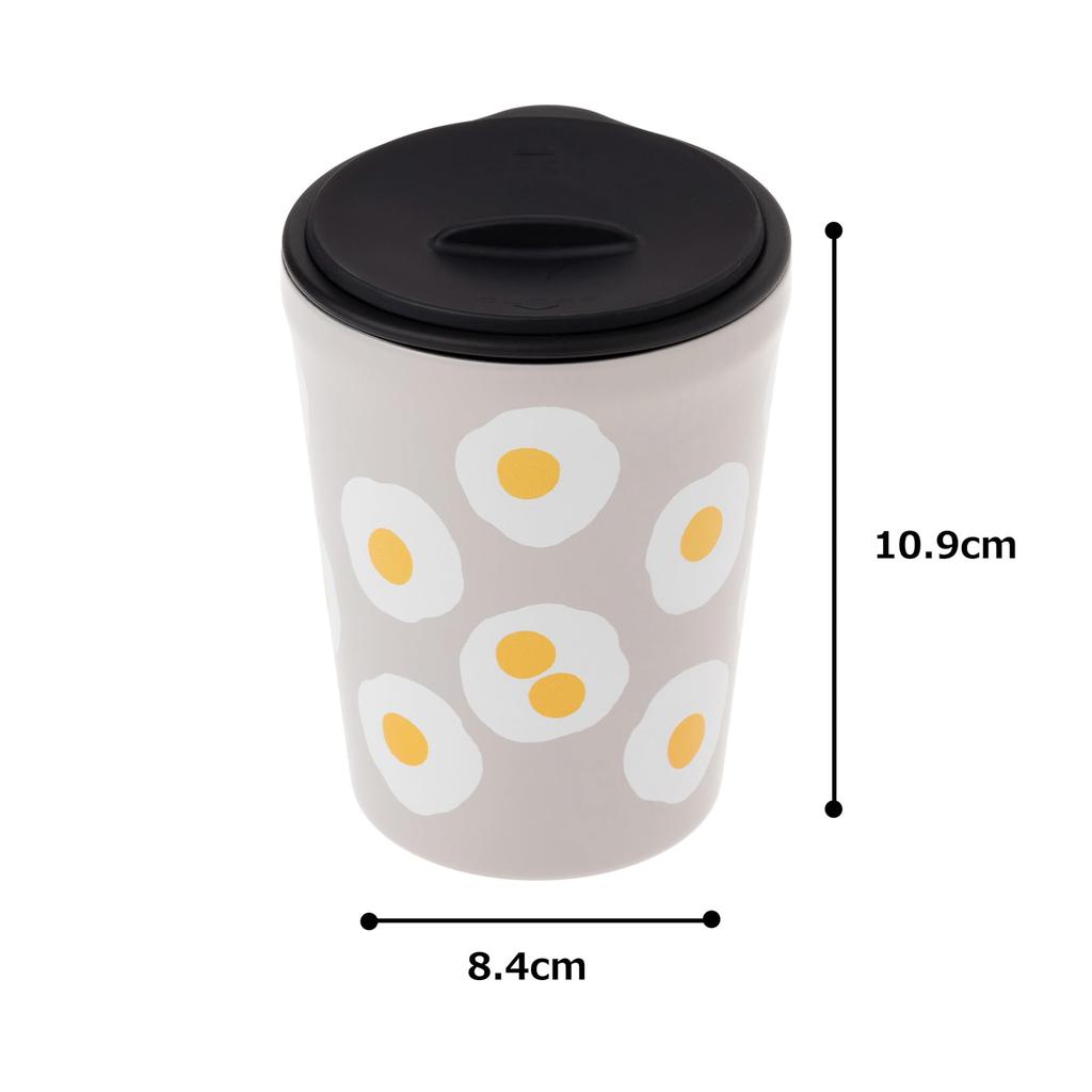 Maebata Kamawanu Tumbler with Medamayaki 53123 Lid, Design,