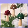 Weihnachtspilz Weihnachtsmann Plüsch Filz Baumschmuck für Feiertagsdekoration