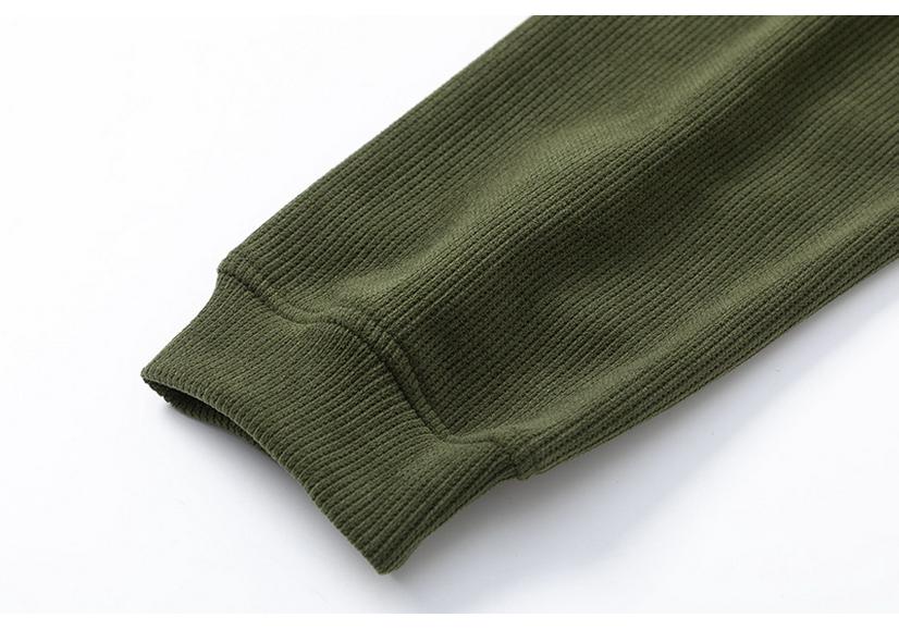 Women's Autumn/Winter Corduroy Round Neck Sweatshirt - Casual Long Sleeve Fashion Pullover
